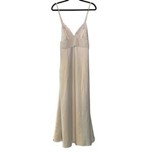 Long White Slip Dress